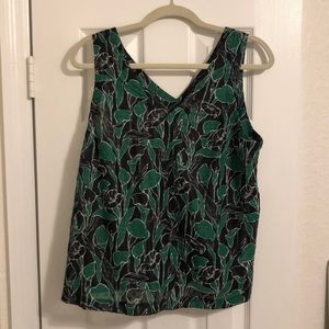Foliage sheer tank top | Large, Target Brand